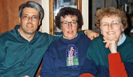 Steve Goyeche of Toronto, ON with Doris Goyetche & Norma (Goyetche) Munroe of Gloucester, MA  (1997)