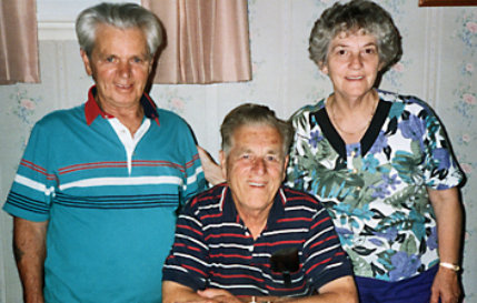 Gus & Barbara Goyetche of London, ON with Leo Goyetche of Niagara Falls, ON (1994)