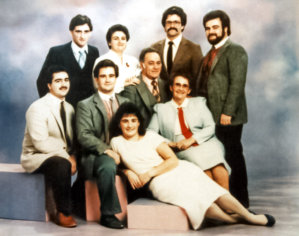 Henry & Bridie Goyetche of Everett, MA with children John, Ann Marie, Charles, Tom, Andy and Pamela (1985)