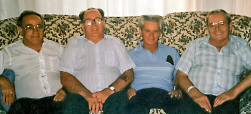 Henry Goyetche of Everett, MA; Larry Goyetche of Halifax, NS; Gus Goyetche of London, ON; and John Goyetche of Halifax, NS (1987)