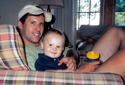 Michael Goyetch with son Jack of Canton, MA  (2001)