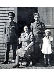 Maria Goyetche of Petit de Grat, NS with sons Gus & John (1940)
