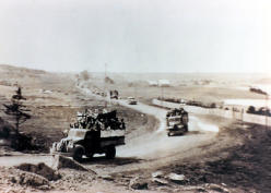 World War II victory parade in Petit de Grat, NS (1945)