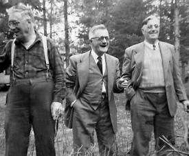 Brothers Charlie of Montreal, QC, Jimmy of Petit-de-Grat, NS & Tom Goyetche of Gloucester, MA (1956)