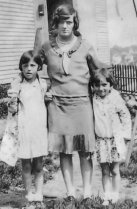 Tina (Goyetche) Pike of Gloucester, MA with daughters Emily & Shirley (circa 1941)