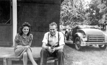 Willie & Jean (Goyetche) Richard of Petit de Grat, NS (1940)