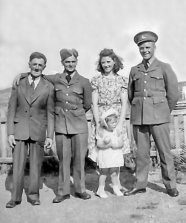 Jimmy, Gus, Jean & John Goyetche of Petit de Grat, NS (1940)