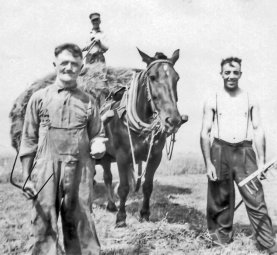 Jimmy Goyetche of Petit de Grat, NS & Wilfred Goyetche of Gloucester, MA (1946)