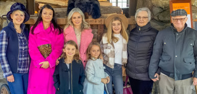 Gerald & Lynda Goyetche of Kitchener, ON with daughters Allison, Mary & Jennifer and grandchildren Bryn, Aubrie & Brooklyn (2021)