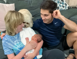 Hannah & Evan Goyetche of Toledo, OH with daughter Jane Madyson (2021)