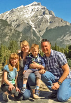 Chris & Susan Goyetche of Cochrane, AB with daughter Emma & son Sam (2018)