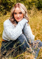 Lucy Goyeche, daughter of Jaya Goyeche and Sarah Trick of Cranbrook, BC (2023)