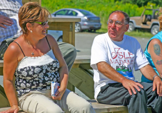 Colleen (Goyetche) Boudreau & brother James Goyetche of Petit de Grat, NS (2007)