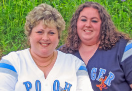 Tina (Goyetche) Manuel & Danielle Goyetche of Halifax, NS (2005)